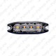 STROBO VILKUR KOLLANE 4- LED 12/24V. MADAL 98X30X8MM