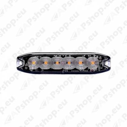 STROBO VILKUR KOLLANE 6-LED 12/24V. MADAL 130X30X7MM