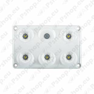 LWD2153 SALONGI SISEVALGUSTI 5-LED LÜLITIGA 75X120X16 12/24V IP65