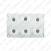 LWD2154 SALONGI SISEVALGUSTI 6-LED 75X120X16 12/24V IP65