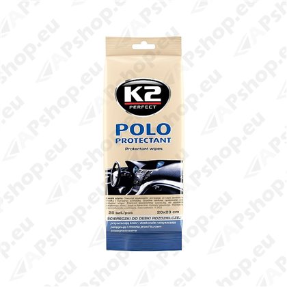 K2 POLO PROTECTANT WIPES SALONGIPUHASTUSLAPID MATT 25TK