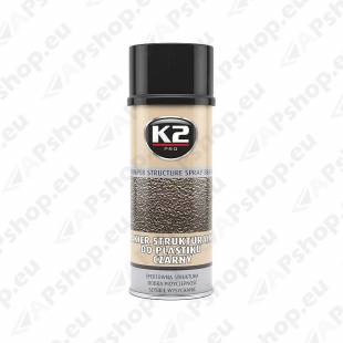 K2 BLACK BUMPER STRUCTURE SPRAY BLACK 400ML/AE