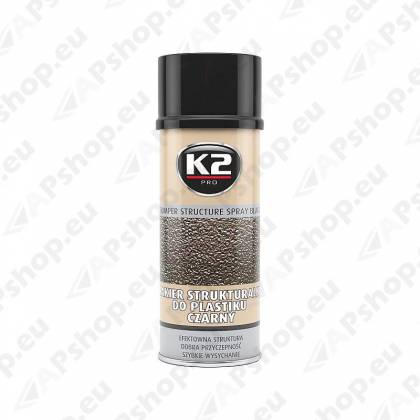 K2 BLACK BUMPER STRUCTURE SPRAY BLACK 400ML/AE