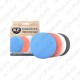 K2 DURAFLEX ORANGE MEDIUM ABRASIVE TAKJAKINNITUSEGA POLEERIMISPADI 150X25MM