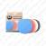 K2 DURAFLEX BLUE HARD ABRASIVE TAKJAKINNITUSEGA POLEERIMISPADI 150X25MM