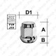 MUTTER PKM12X1.25/30/19 (KINNINE. P30. CH19) (PK/R12) INOX PEA