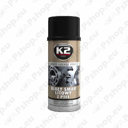 K2 WHITE GREASE PTFE VALGE MÄÄRE 400ML/AE