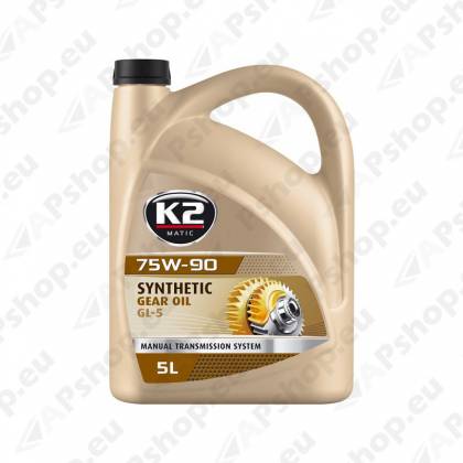 K2 MATIC 75W90 GL4/GL5 5L (SÜNTEETILINE)