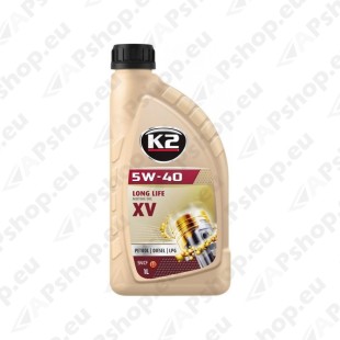 K2 TEXAR 5W40 LONG LIFE XV 1L (TÄISSÜNT.)