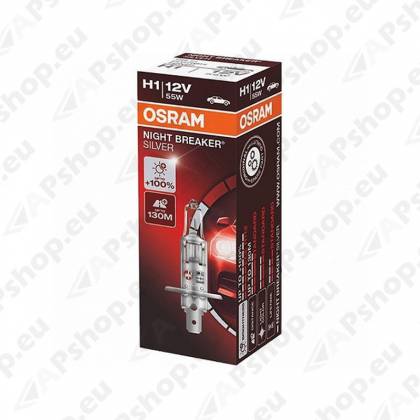 PIRN H1 55W 12V P14.5S NIGHT BREAKER SILVERSTAR +100% OSRAM