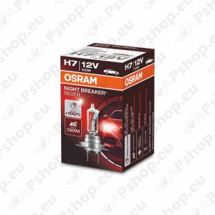 PIRN H7 55W 12V PX26D NIGHT BREAKER SILVERSTAR +100% OSRAM