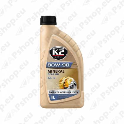 K2 MATIC 80W90 GL5 1L (MINERAAL)