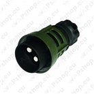 Spiral cable plugs, sockets, adapters