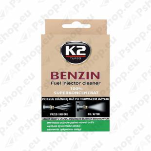 K2 BENZIN SISSEPRITSE PUHASTUSAINE BENSIINIMOOTORITELE 50ML