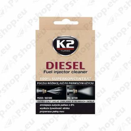 K2 DIESEL SISSEPRITSE PUHASTUSAINE DIISELMOOTORITELE 50ML