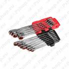 Combination spanner sets with ratchet