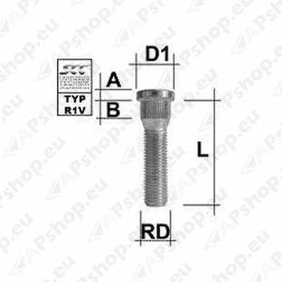 TIKKPOLT TP14X1.50/55/14.65 (P65/55. D15.80) M1415RE60C
