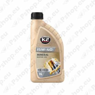 K2 TEXAR 15W40 MINERAL 1L (MINERAAL)
