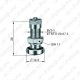 TL-MET.VENTIIL. NIKELDATUD. L=26MM. AVA=8.3MM. 14BAR S/A