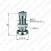TL-MET.VENTIIL. NIKELDATUD. L=26MM. AVA=8.3MM. 14BAR S/A