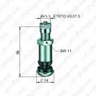 TL-MET.VENTIIL. NIKELDATUD. L39MM. AVA8.3MM. 14BAR S/A