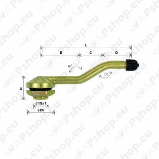 TL-VENTIIL VEOAUTO/HAAGIS V3-14-3.AVA 15.7MM. NURK90+147+147. L=21+36+22+24