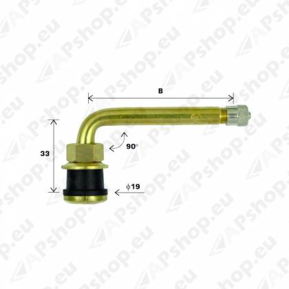 TL-VENTIIL VEOAUTO. V3-21-9 / TR570C. NURK90. AVA 15.7MM. L=33+51MM