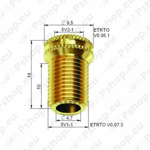 VENTIILI ADAPTER 5V2-1 - 8V1-1. (ÜLEMINEK JALGR.VENTIILILT STAND.VENTIILILE)