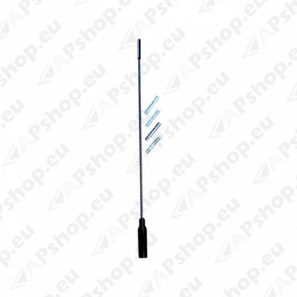 ANTENNI VARS KLAASKIUD 43 CM. 4 ADAPTERIT