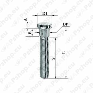 TIKKPOLT TP12X1.25/50/14.3 (P67/62/50. D14.2) CRP143B62