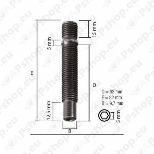 TIKKPOLT TP12X1.5/80 (P80) PRA82CH5 TOPELTKEERMEGA