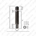 TIKKPOLT TP14X1.5/82 (62MM+5MM+15MM) PRD82CH5 TOPELTKEERMEGA