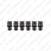 MUTTER MH12X1.50/40/19. 6TK (KINNINE. P40. CH19. 60°+HÜLSS 17.4X14MM.) RONAL