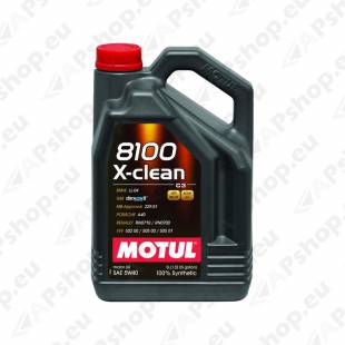 MOTUL 8100 X-CLEAN 5W40 5L
