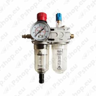 FILTER-REGULAATOR-ÕLITAJA. 1/4". 2400L/MIN. 0.5-11BAR 1771.2A APAC