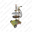 Pneumatic grease pump sets with cart