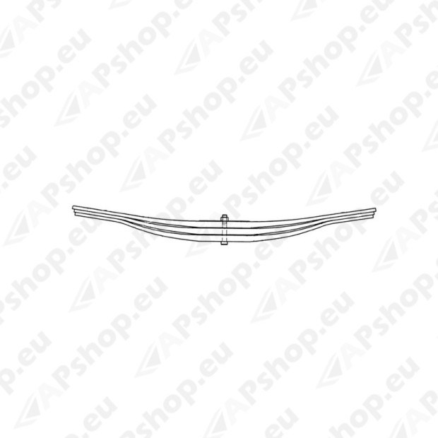 Spring packs, leaf springs