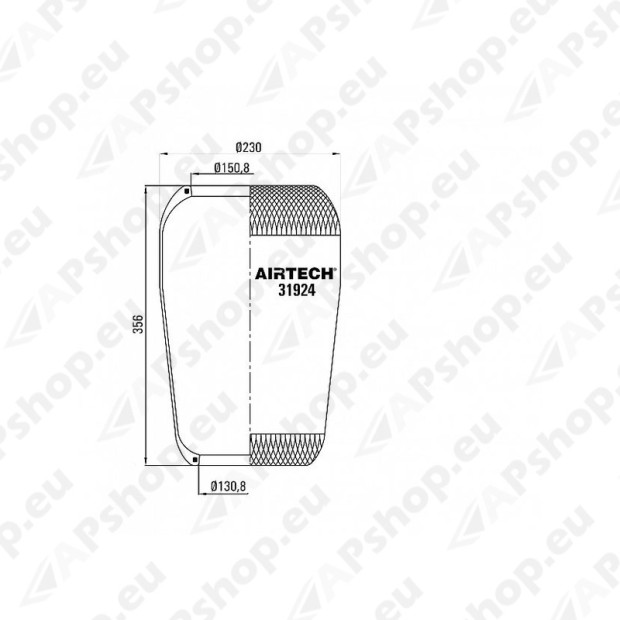 Air cushions, air springs