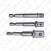 3-OS. TRELLIOTSIKU ADAPTERITE KOMPLEKT 1/4". 3/8". 1/2" TAPP TRIUMF