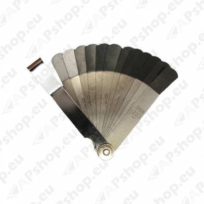 LEHTKALIIBER 12-LEHTE. 45 KRAADI NURGAGA. 0.203-0.660MM + 0.008-0.026 TOLLI