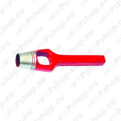 17mm MID RED Wheel Nut Covers with removal tool fits PEUGEOT
