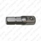 1/4" KUUSKANT - 1/4" NELIKANT ADAPTER PADRUNITELE 30MM PIKK TRIUMF