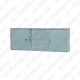 SEINAKAPP. WALLCAB17 PERFO 3.-OSALINE 1596X600X250MM MALOW
