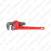 TORUTANGID STILLSON 2" PIKKUS 450MM KS TOOLS