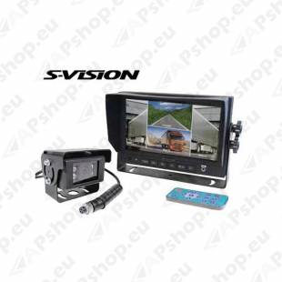 S-VISION Tagurduskaamera 7" ekraan 1705-00010
