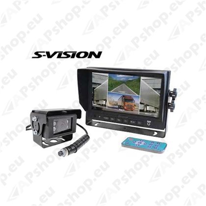 S-VISION Tagurduskaamera 7" ekraan 1705-00010