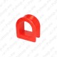 Strongflex Steering Rack Mount Bushes - Left 131417B