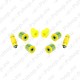 Strongflex Front Kit Suspension Polyurethane Bushes Sport 156078A