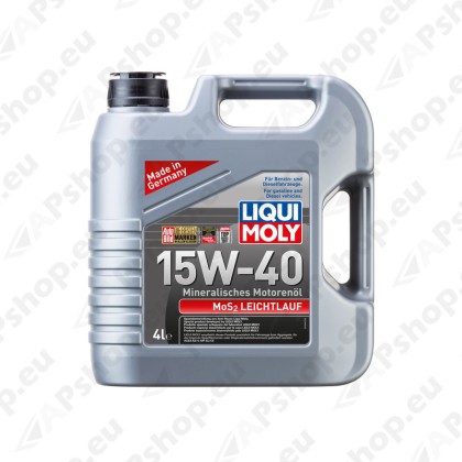 LIQUI MOLY LI2631 Минеральное моторное масло MoS2 Leichtlauf 15W-40