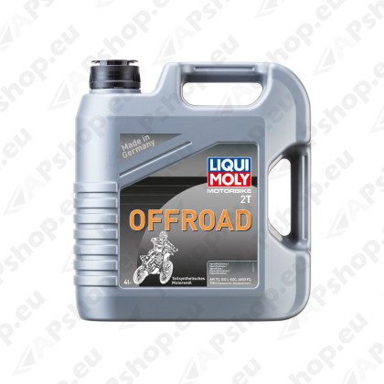 Liqui Moly Uus toode! MOTO Offroad 2T poolsünt. tsikliõli 4L LI3066